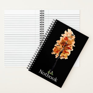 Boho Flower Line Art Drawing Personalised Wedding Notebook