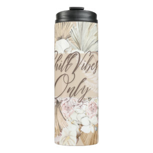 Boho Flower Thermal Tumbler