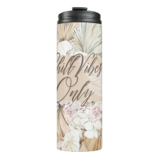 Boho Flower Thermal Tumbler