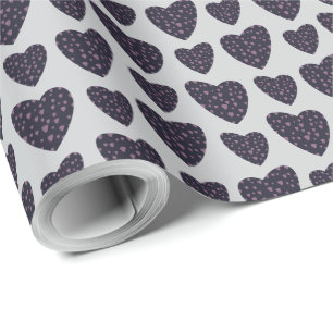 Boho Flowers Modern Floral Pattern Wrapping Paper