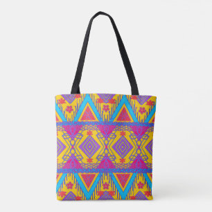 Boho Folk Art Tote Bag