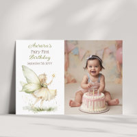 Boho forest Fairy First birthday photo
