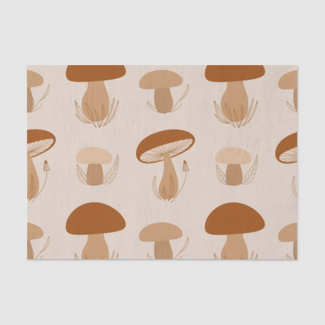 Boho Forest Mushroom Tissue Paper (Front)