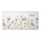 Boho Fresh Watercolor Wildflowers with Monogram