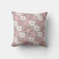 Boho Fried Eggs Breakfast Pink Pattern