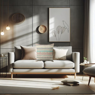 Boho fun pattern cushion