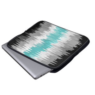 Boho Funky Wavy Abstract Libramasculine Pride Flag Laptop Sleeve