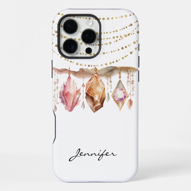 Boho Gem Native American iPhone Case (Back)