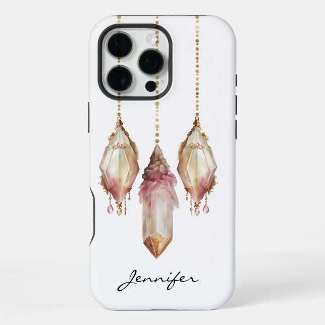 Boho Gemstone Native American iPhone  Case (Back)