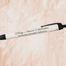 Boho Gender Neutral Baby Shower Favours Black Ink