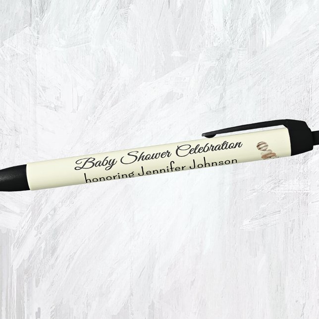 Boho Gender Neutral Baby Shower Favours Black Ink Black Ink Pen (Creator Uploaded)