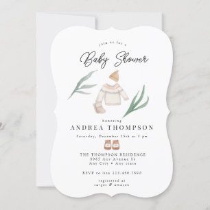 Boho Gender Neutral Baby Shower Invitation