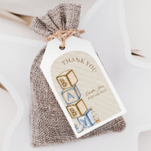 Boho Gender Neutral Blocks And Toys Baby Shower