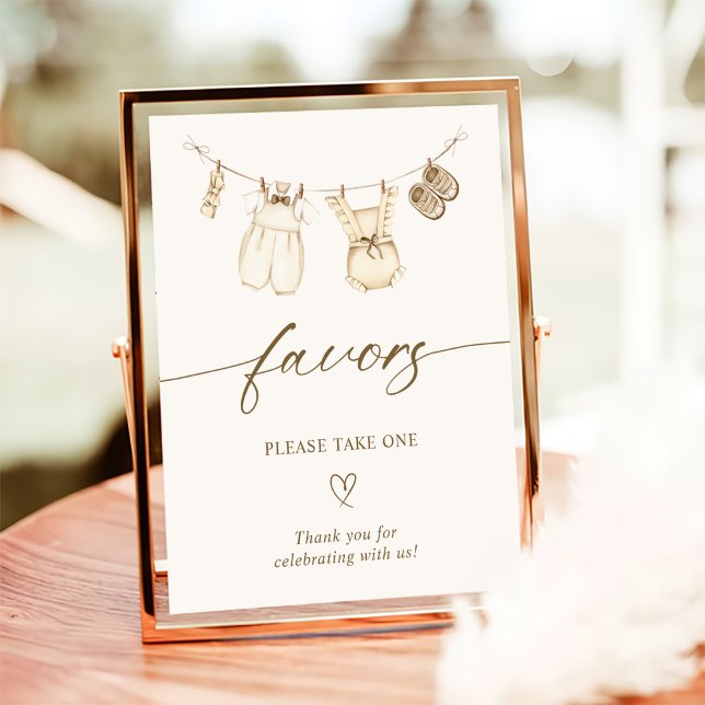 Boho Gender Reveal Favours Sign (Creator Uploaded)