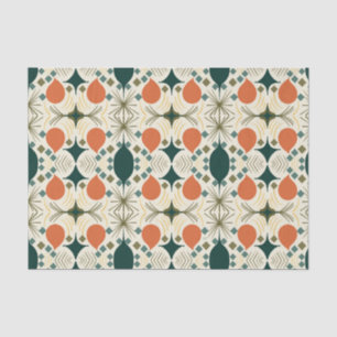 Boho Geometric Colourful Diamond Pattern  Tissue Paper