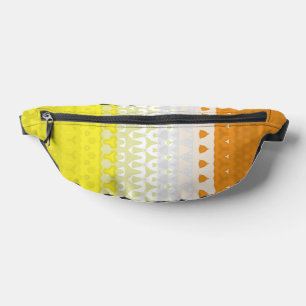 Boho Geometric Funky Abstract Maverique Pride Flag Bum Bags