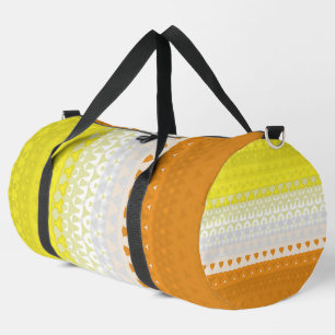 Boho Geometric Funky Abstract Maverique Pride Flag Duffle Bag