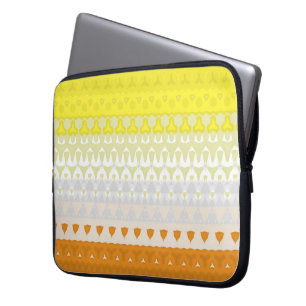 Boho Geometric Funky Abstract Maverique Pride Flag Laptop Sleeve