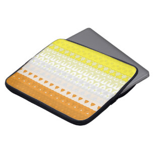 Boho Geometric Funky Abstract Maverique Pride Flag Laptop Sleeve
