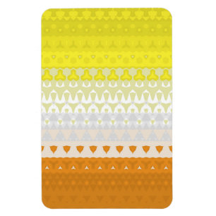 Boho Geometric Funky Abstract Maverique Pride Flag Magnet