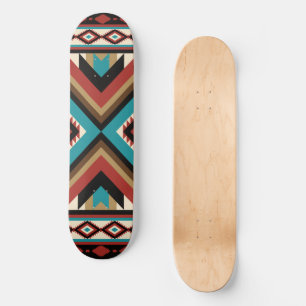 Boho Geometric Skateboard
