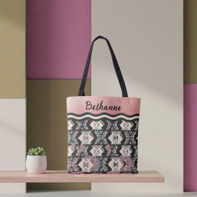 Boho Geometric Tote Bag (Creator Uploaded)