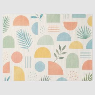 Boho Geometric Tropical Tissue Paper