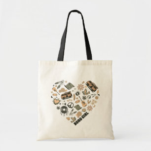 Boho Girl - Minimalist Tote Bag