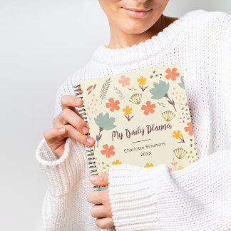 Boho Girly Personalised Daily Planner
