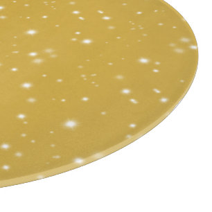 Boho Gold Starlight Cutting Board