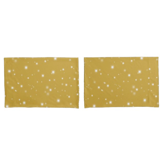 Boho Gold Starlight Pillowcase (Front-Set)