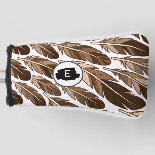 Boho Golf Putter Cover – Personalised Monogram