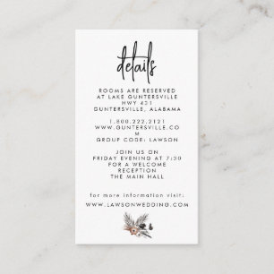 Boho Gothic Details Card