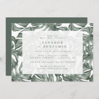Boho Green Monstera Leaves Trendy All In One