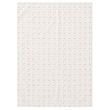 Boho Green Orange Terrazzo Print Tablecloth