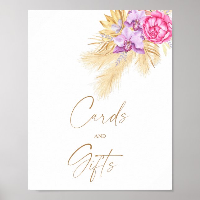 Boho greenery - Cards and Gifts  Poster (Front)