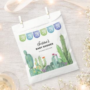 Boho Greenery Taco Fiesta Cactus Baby Shower  Favour Bags