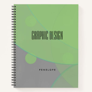 BOHO Greens Sketchbook Composition  Notebook