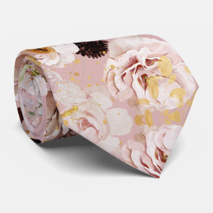 Boho H2 Dusty Roses Burgundy Mums DIY background Tie