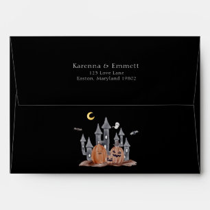 Boho Halloween Baby Shower Mailing Envelope