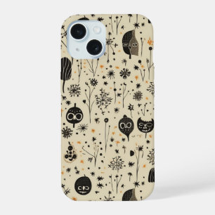 Boho Halloween Seamless Pattern iPhone 15 Case