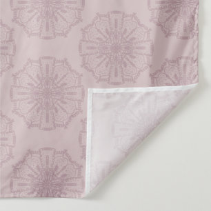 Boho Hand Drawn Mandala Art Blush Muted Pink Tapestry