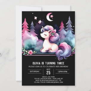 Boho Happy Horse Birthday Invitation