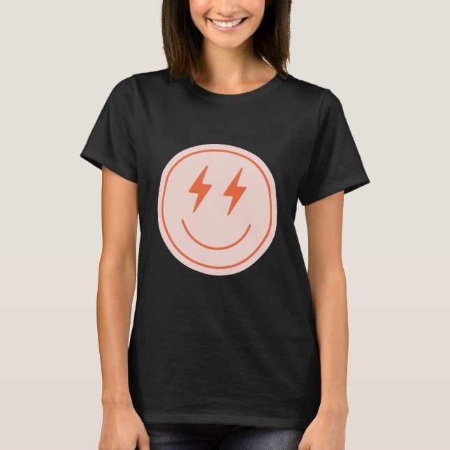 Boho Happy Lightening Bolt Shirt (Front)