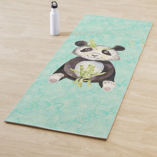 Boho Headband Panda Yoga Mat