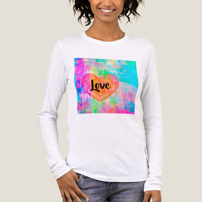 Boho Heart Love Tri-Blend Shirt (Front)