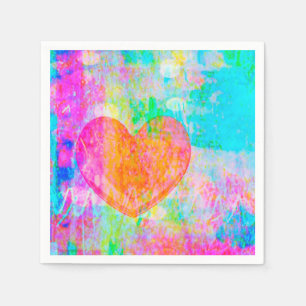 Boho Heart Napkin