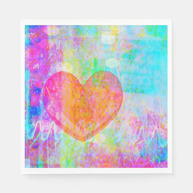 Boho Heart Napkin (Front)