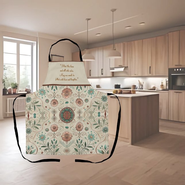 Boho Herb Customisable Apron (Creator Uploaded)