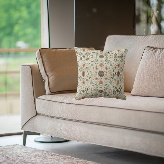 Boho Herb Pattern  Cushion (Creator Uploaded)